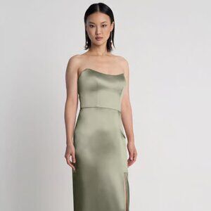 Jenny Yoo Nadia Dress, Sage Green, Size 16